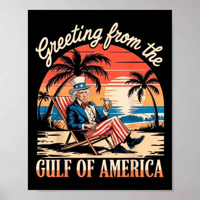 Póster Hombres Camisas Del Golfo De Los Ee.Uu. (Frente)