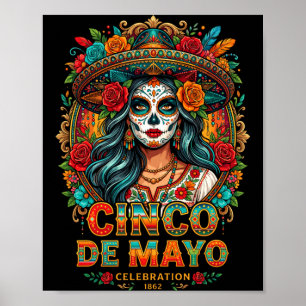 Póster Hombres Cinco De Mayo 1862 Fiesta Día Hispano De