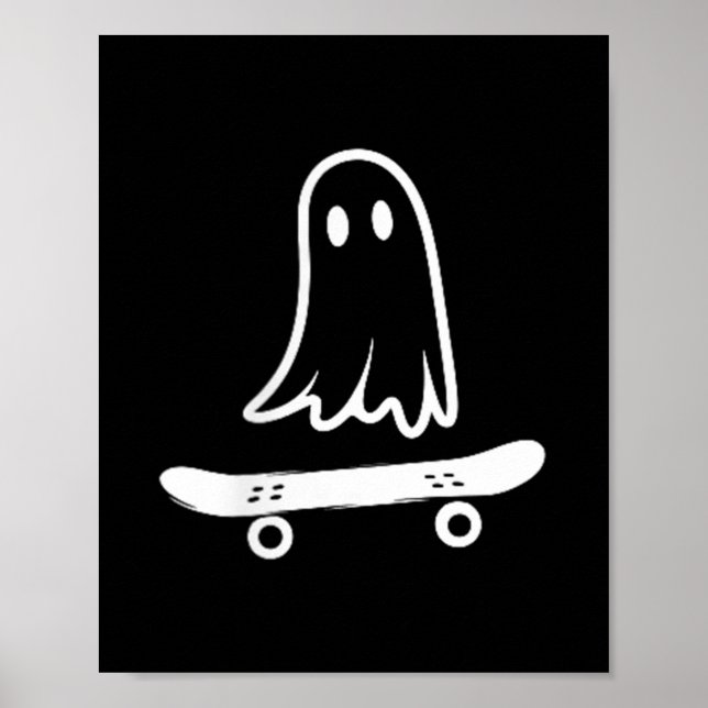 Póster Hombres con disfraces de Halloween (Frente)