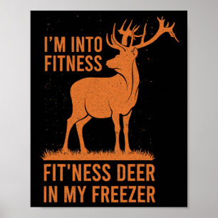 Póster Hombres curiosos cazadores de vintage estoy en Fit