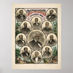 Póster Hombres de color distinguidos