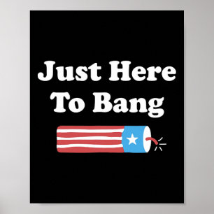 Póster Hombres De La Bandera Estadounidense De Julio