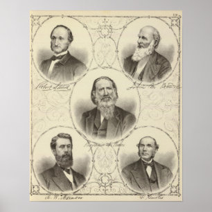 Póster Hombres de la costa de New Jersey