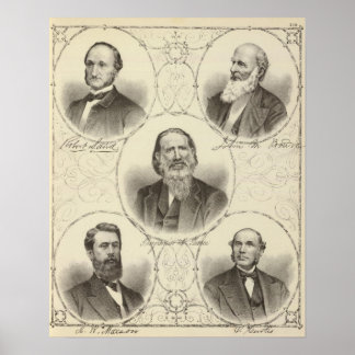 Póster Hombres de la costa de Nueva Jersey