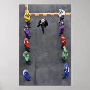 Póster Hombres de la marina de guerra de los EE.UU.