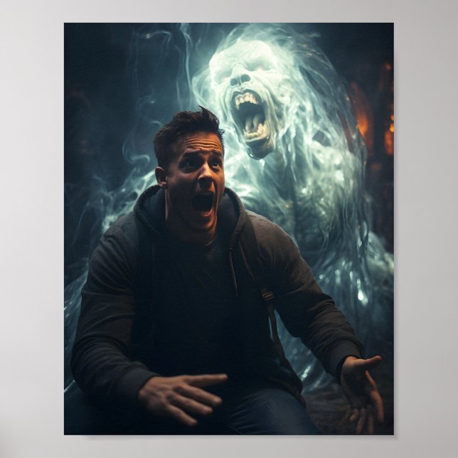 Póster Hombres De La Temporada De Halloween Aterradores G (Frente)