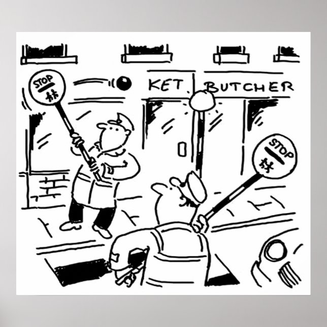 Póster Hombres de Lollipop juegan al tenis (Frente)