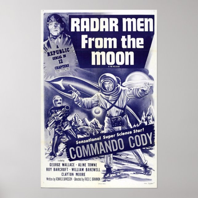 Póster Hombres de radar de la luna (Frente)