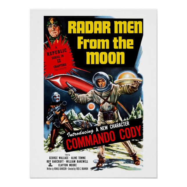 Póster Hombres de radar de la luna (1952) (Anverso)