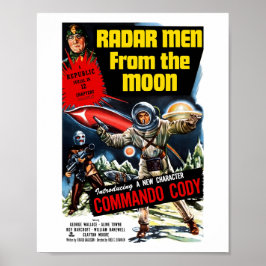 Póster Hombres de radar de la luna (1952)