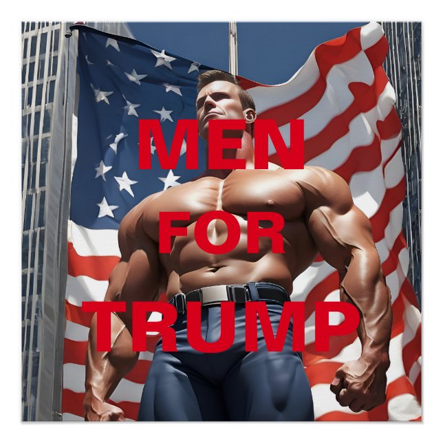 PÓSTER HOMBRES DE TRUMP (Anverso)