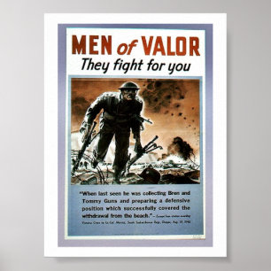 Póster Hombres De Valor