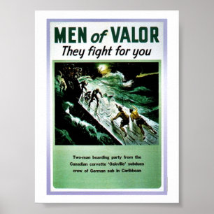 Póster Hombres De Valor
