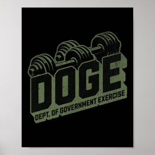 Póster Hombres Departamento De Gobierno Ejercicio Doge Pr