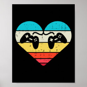 Póster Hombres Día de San Valentín Jugadores Niños Chicas