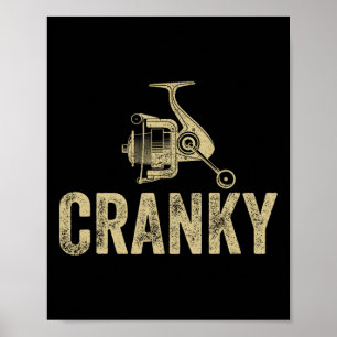 Póster Hombres divertidos de pesca Papá 