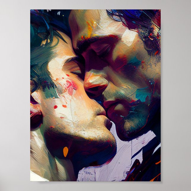 Póster Hombres enamorados (Frente)