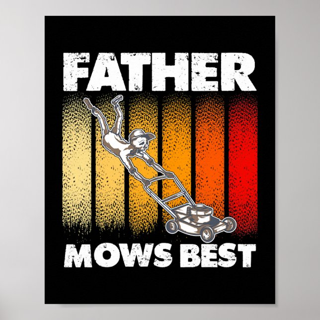 Póster Hombres Funny Maullando El Amor Para Padre Masculi (Frente)
