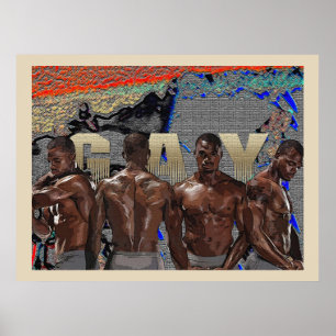 Póster Hombres gay