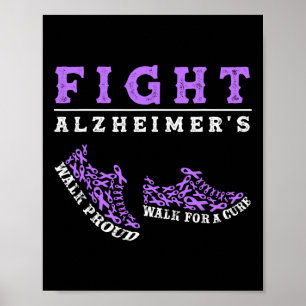 Póster Hombres guerreros de Alzheimerheimer se conciencia