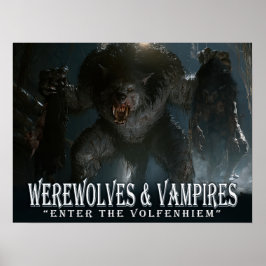 Póster Hombres lobo & vampiros - Entrar en Volfenhiem