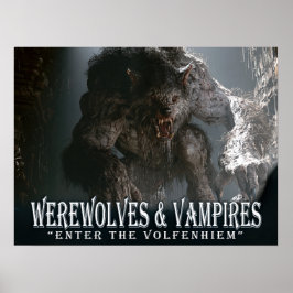 Póster Hombres lobo y vampiros - El Volfenhiem