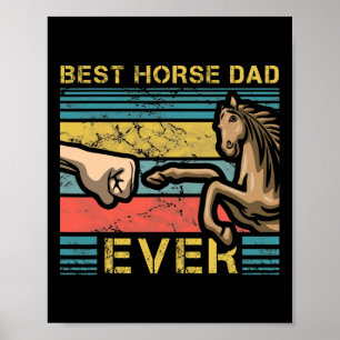 Póster Hombres Mejor Padre De Caballo Ever La Paternidad 
