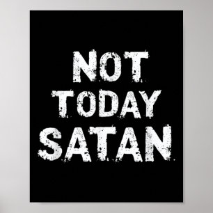 Póster Hombres Mujeres Graciosas No Cita Hoy Satanás Dici