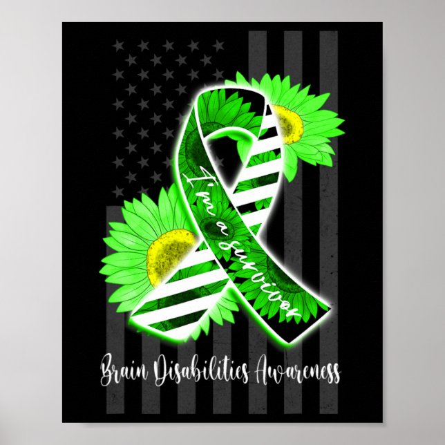 Póster Hombres Mujeres Soy Sobreviviente Con Conciencia D (Frente)