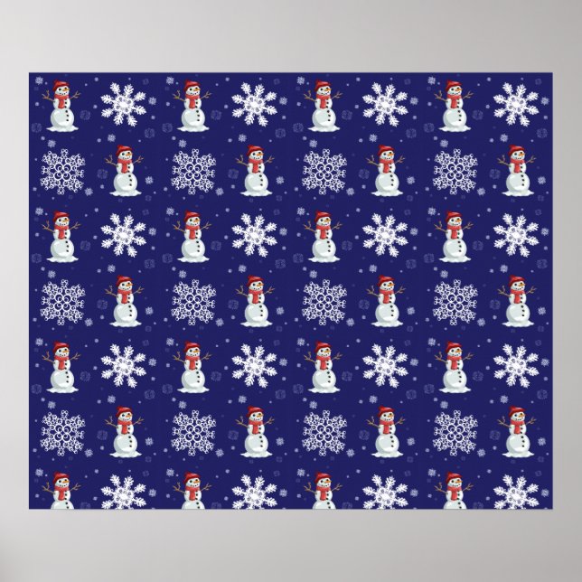 Póster Hombres Nevado (Frente)