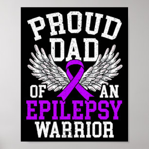 Póster Hombres Orgullosos De Un Guerrero Epilepsia Epilep