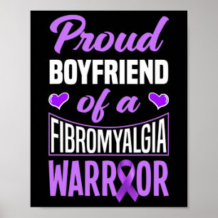 Póster Hombres Orgullosos Novio De Un Guerrero De Fibromi