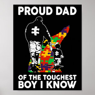 Póster Hombres Orgullosos Papá Del Niño Más Difícil Que C
