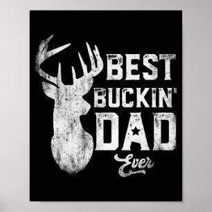 Póster Hombres Padres Día del Mejor Padre Buckin
