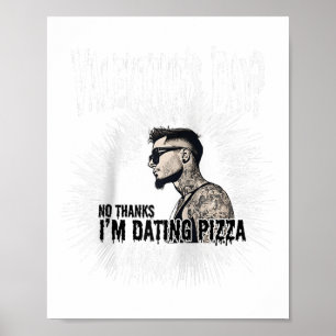 Póster Hombres por un hombre soltero contra San Valentín