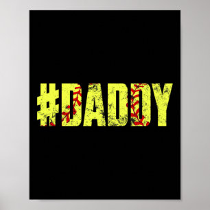 Póster Hombres Retro Día del Padre Hombres Softll Papá So