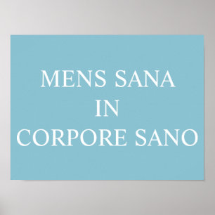 Póster Hombres Sana En La Corporación Sano Imprimir - Tu