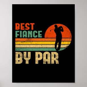 Póster Hombres Vintage Mejor Pelea Por Par Funny Golf Fia