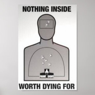 Póster Home Security Sign