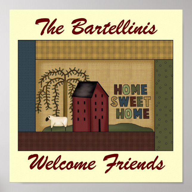 Póster Home Sweet Home (Frente)