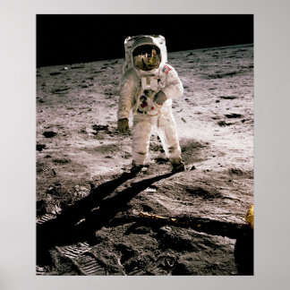 Póster homem na lua