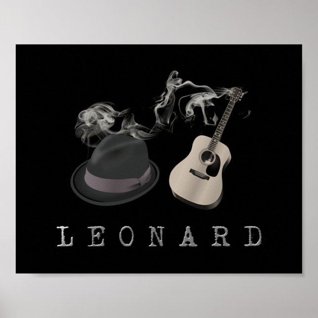 Póster Homenaje a Leonard (Frente)