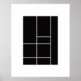 Póster Homenaje a Mondrian 1.1