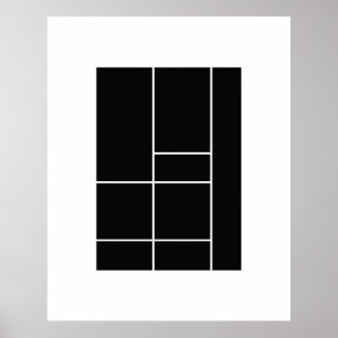 Póster Homenaje a Mondrian 1.1