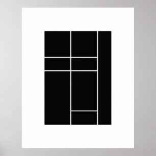 Póster Homenaje a Mondrian 1.2