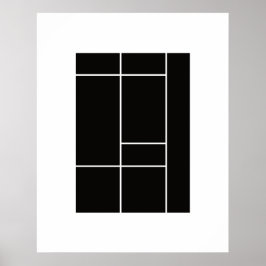 Póster Homenaje a Mondrian 1.3