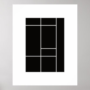 Póster Homenaje a Mondrian 1.3
