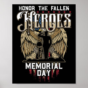 Póster Homenaje al Día de la Conmemoración de los Soldado
