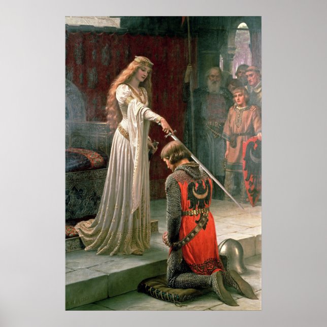 Póster Homenaje de Edmund Blair Leighton (Frente)