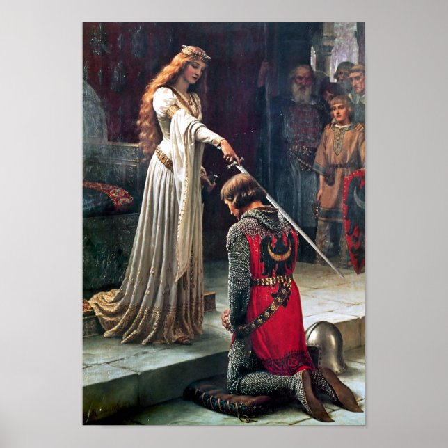 Póster Homenaje de Edmund Blair Leighton (Frente)